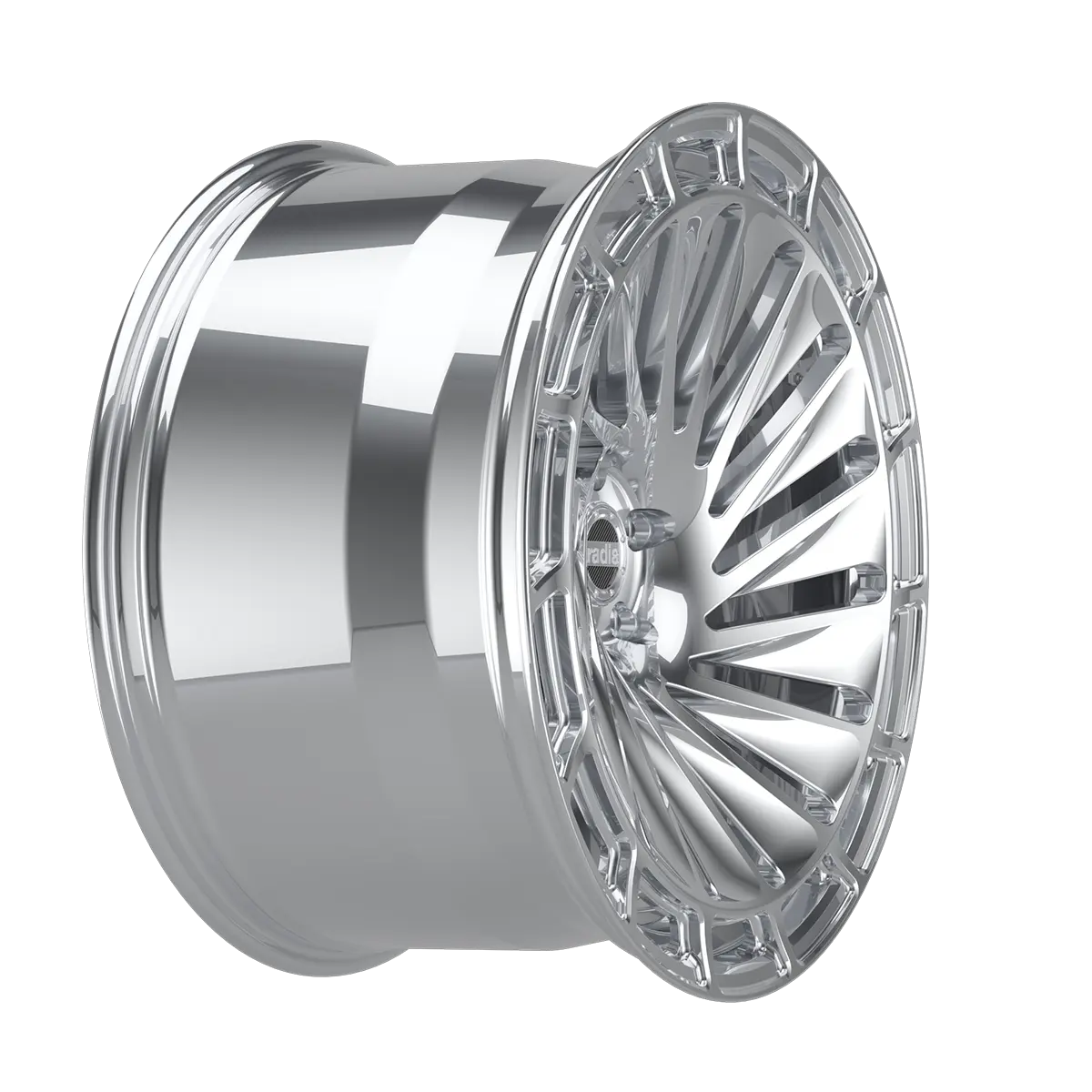 radi8 R807 Mirrow silver Strong Angle – Deep Concavity